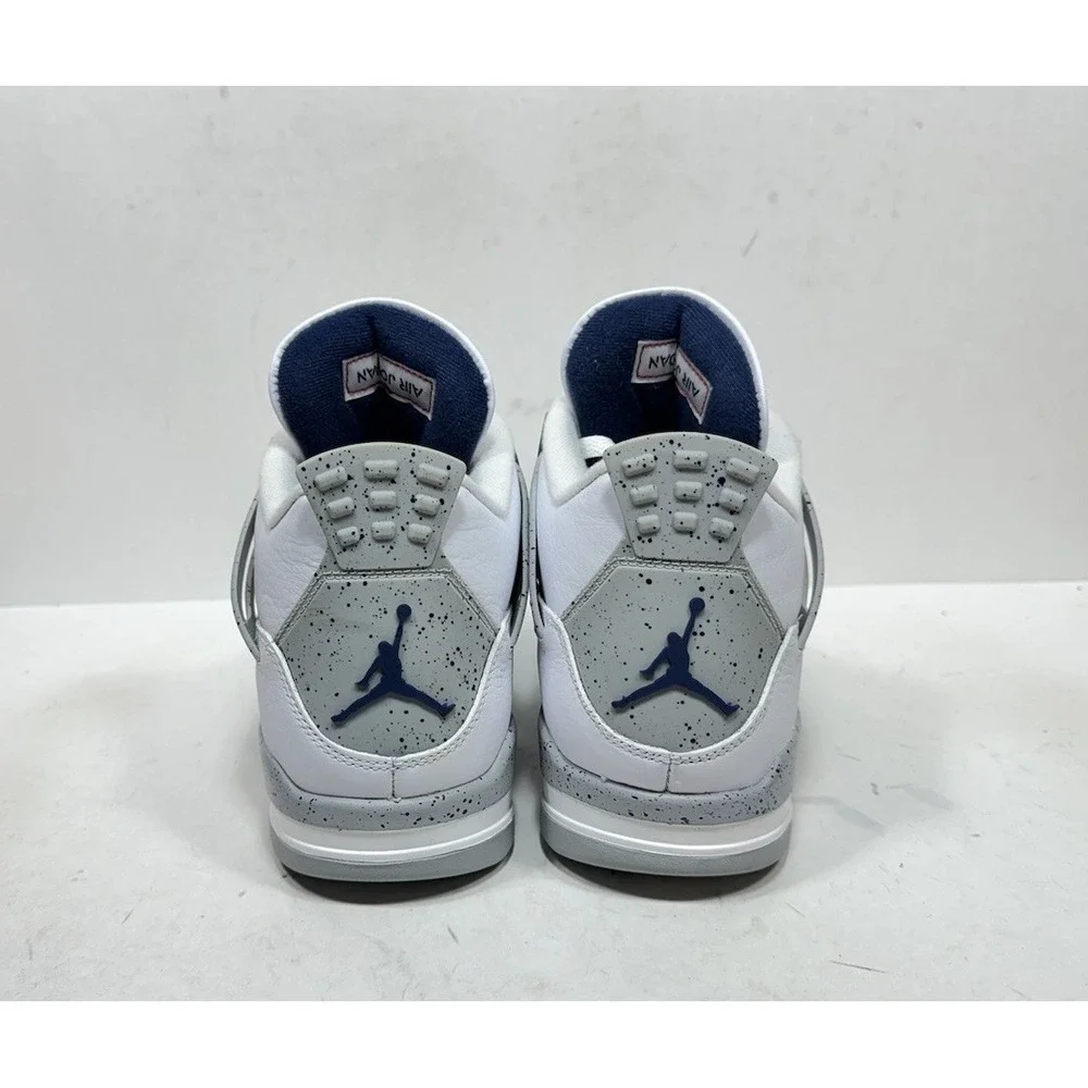 Jordan 4 Retro Midnight Navy Men's Size 11.5 White Cement DH6927-140 Shoes